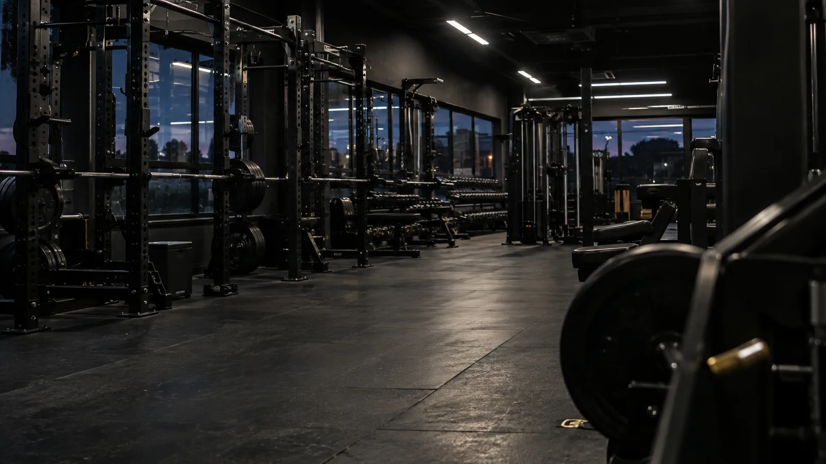 Lift Pro Fitness gym floor with racks and machines